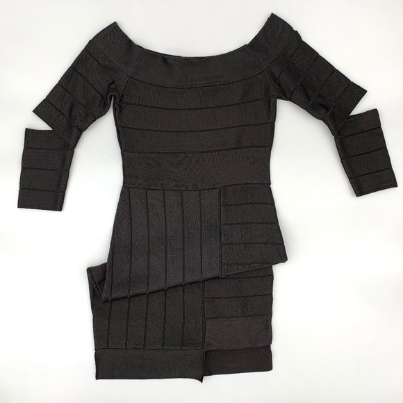 FRENCH CONNECTION Anise Off the Shoulder Rib Knit Dress - Picture 7 of 15